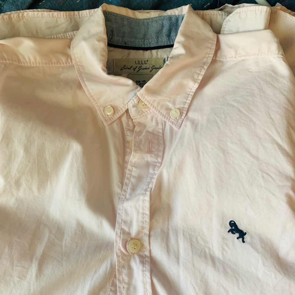 Long sleeve button up.